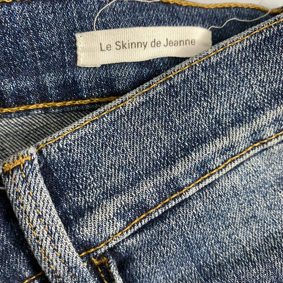 FRAME Denim Le Skinny de Jeanne in Seville‎ Wash Blue Size US 26 - Picture 10 of 12